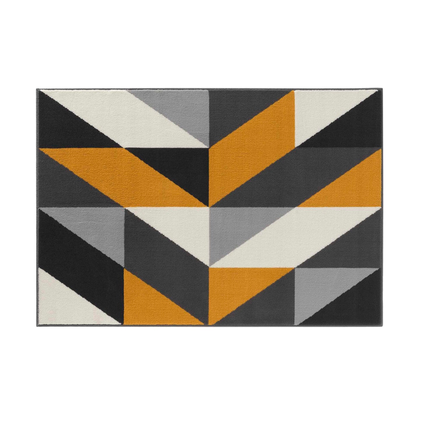 Alfombra Rectangular Geométrica Multicolor - “KAKI”