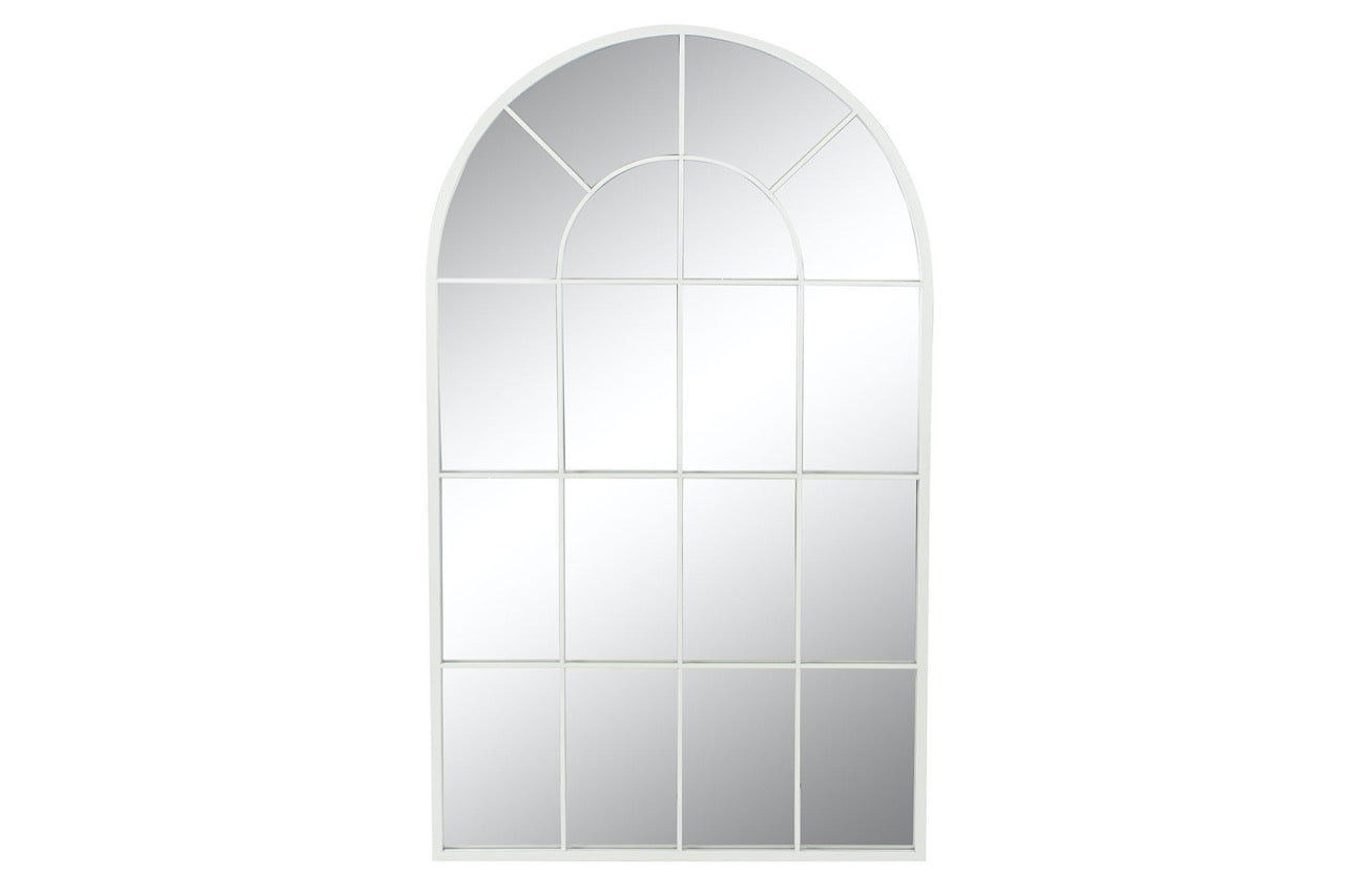 Espejo Ventana de Metal Blanco - “Arco”
