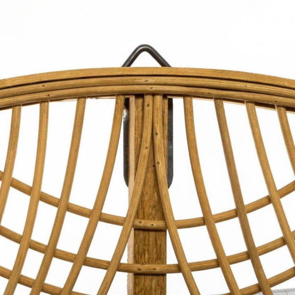 Espejo de Bambú Natural - "INNA" Ø70cm-ivvidek