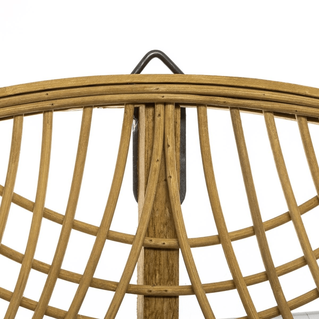 Espejo de Bambú Natural - "INNA" Ø89cm-ivvidek
