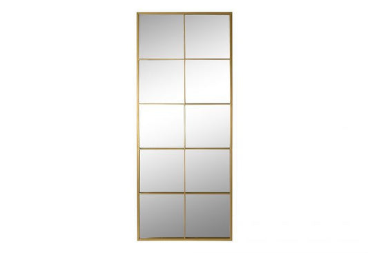 Espejo Ventana Dorado de Metal - “NOE” - 150x60cm
