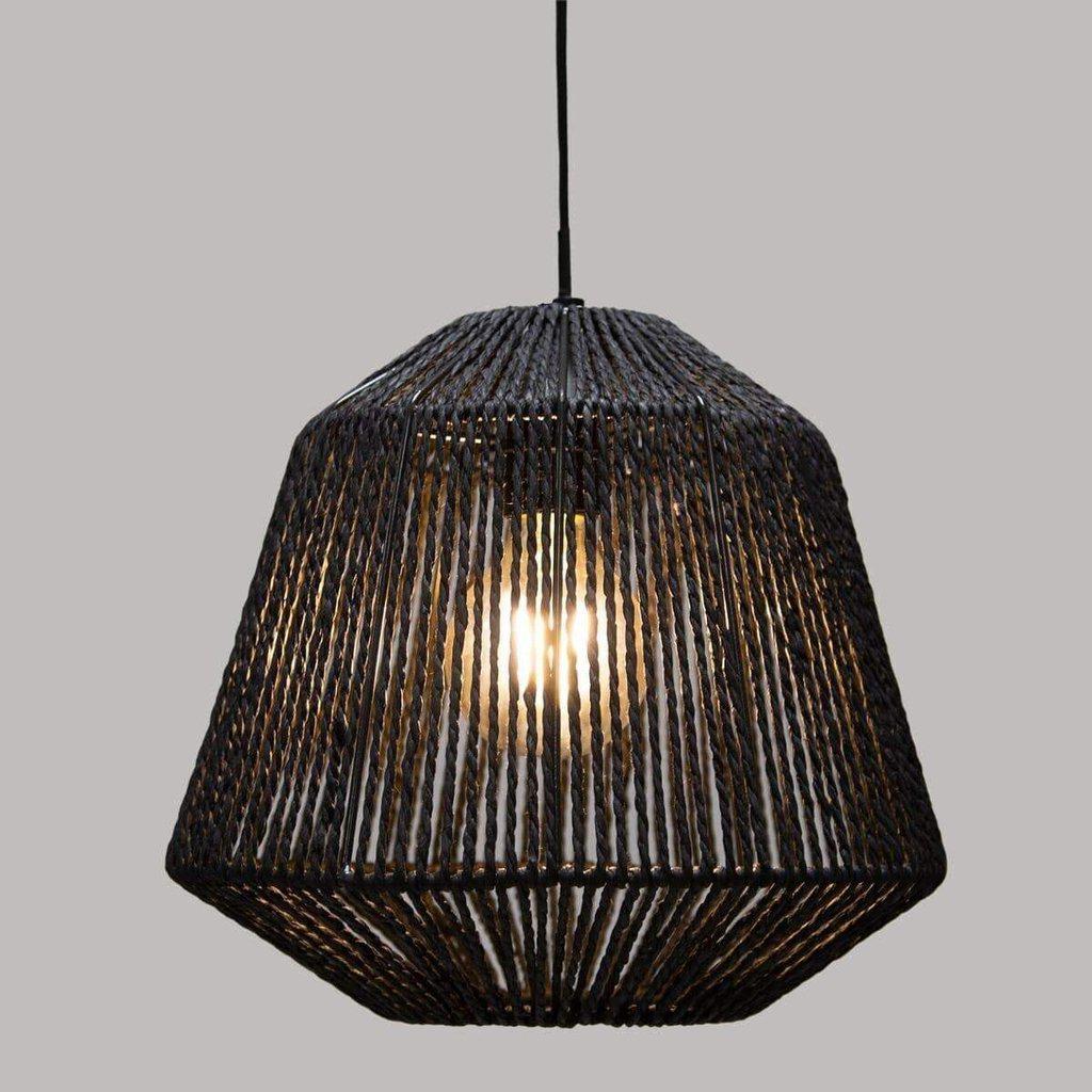 Lámpara de Cuerda “Jily” Negro - Ø30cm-ivvidek