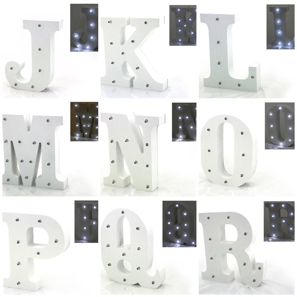 Letras de madera decorativas iluminadas-ivvidek