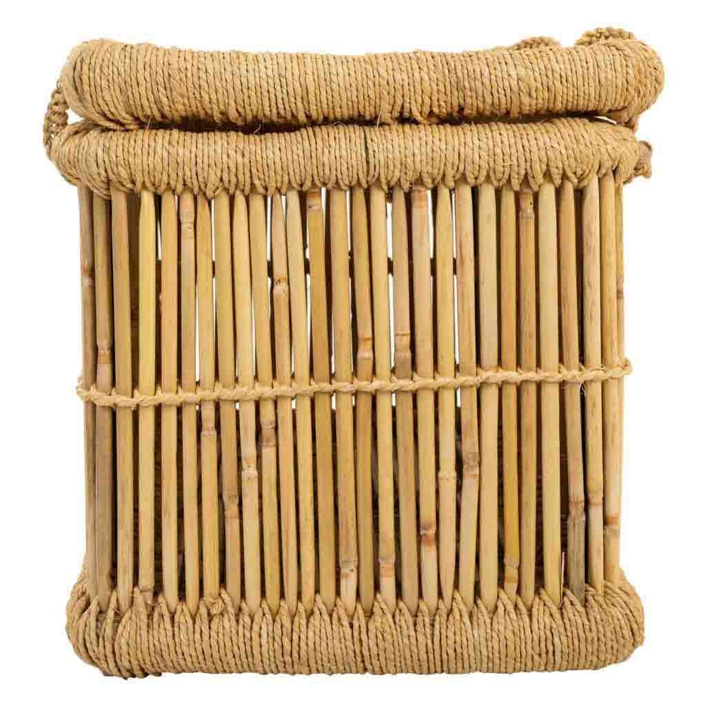 Baúl de Bambú y Fibras Naturales “Zanzibar” - 62x32x32cm-ivvidek