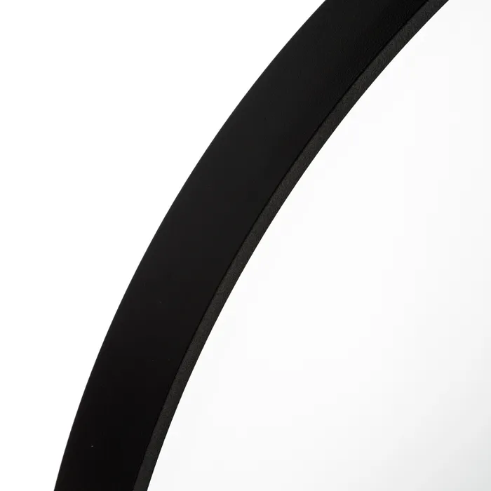 Espejo Redondo Negro Metal - Ø100cm-ivvidek